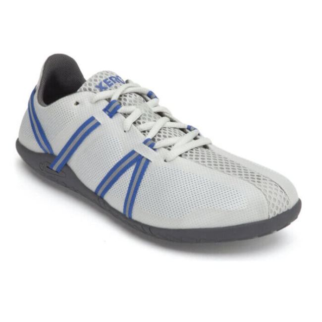 XERO SHOES SPEED FORCE - MEN-DAWN GRAY / CLASSIC BLUE