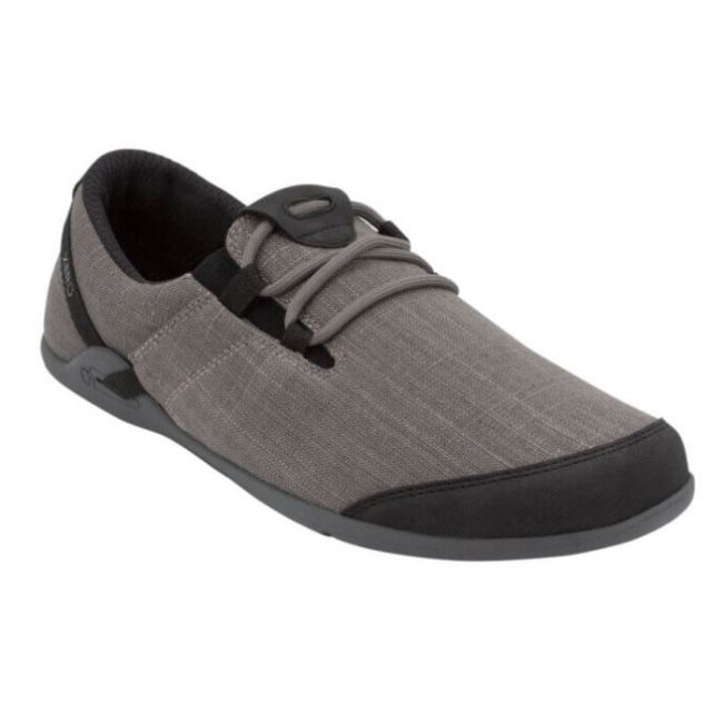 XERO SHOES HANA - CASUAL CANVAS COMFORT - MEN-CHARCOAL (RAIN-FRIENDLY HEMP)