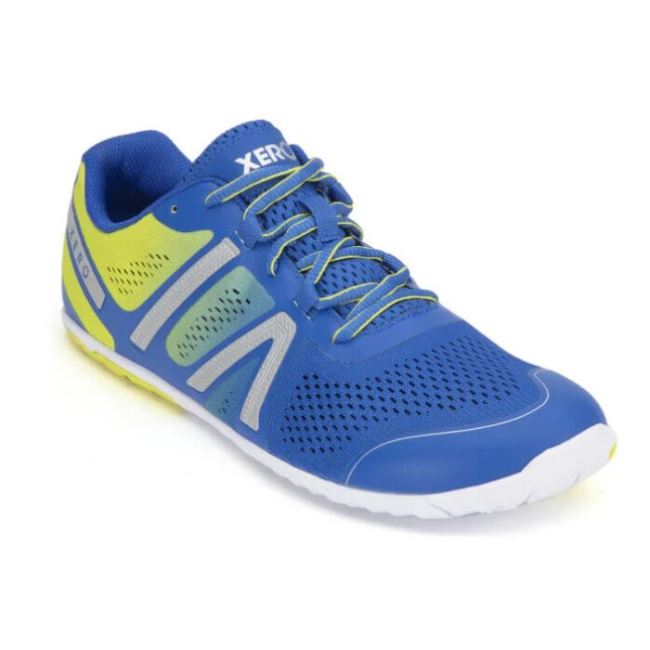 XERO HFS - LIGHTWEIGHT ROAD RUNNING SHOES - VICTORY BLUE / SULPHUR - Click Image to Close