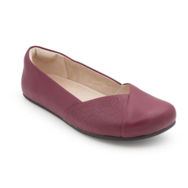 XERO SHOES PHOENIX LEATHER - WOMEN'S DRESSY FLAT-RASPBERRY