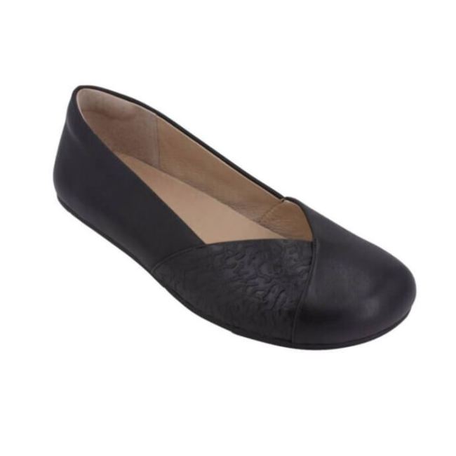 XERO SHOES PHOENIX LEATHER - WOMEN'S DRESSY FLAT-BLACK