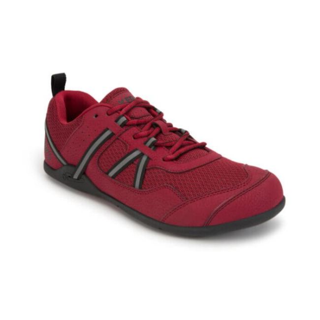 XERO PRIO RUNNING AND FITNESS SHOES - MEN-CARDINAL RED