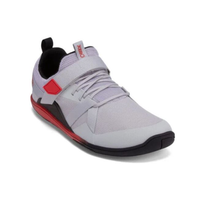 XERO SHOES FORZA TRAINER - MEN-MICRO GRAY / RED