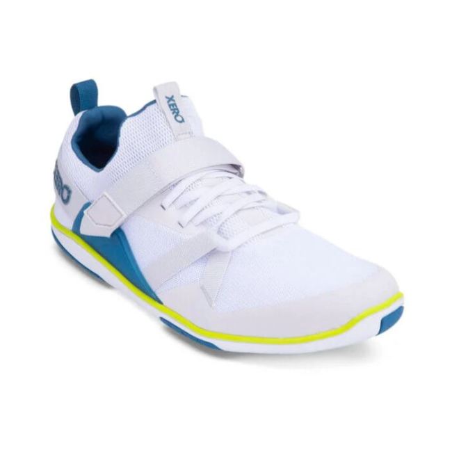 XERO SHOES FORZA TRAINER - MEN-WHITE / BLUE SAPPHIRE